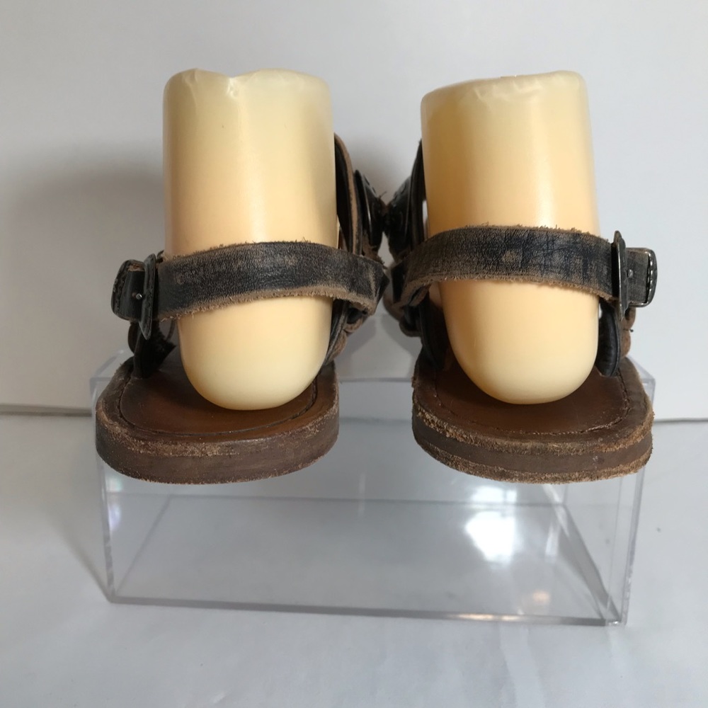 Matisse Ringo Leather Black Sandals with Silver Concho Accents Size 9 - Picture 5 of 7